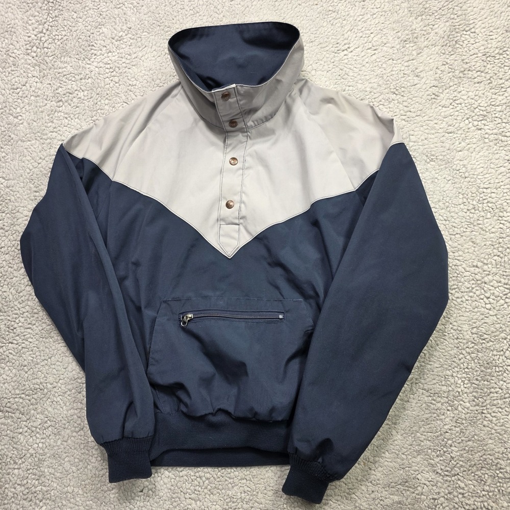Men's Vintage 90's Powderhorn Mountaineering Colorblock Anorak Ski Jacket Sz Med